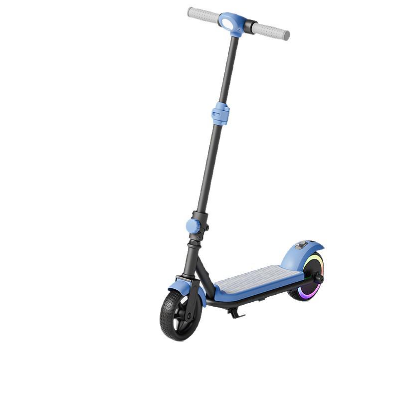 Patinete Eléctrico Plegable para Niños con Ruedas Intermitentes - Adecuado para Adolescentes y Adultos