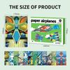 3D Paper Airplane Craft Kit for Kids - Colorful Educational Toy for Boys & Girls