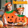 [KEKVE] Halloween Cosplay Halloween Costume, Halloween Pumpkin Costume + Pumpkin Hat Set, Halloween Costume, Pumpkin Costume, Halloween Pumpkin