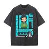 Anime The Apothecary Diaries Maomao Washed Vintage T Shirt Men Women Kawaii Cute Funny Short Sleeve T-shirts Streetwear Unisex