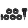 Wheel Hub Rust Removal Tool Set with Multiple Grinding Heads for Maintenance