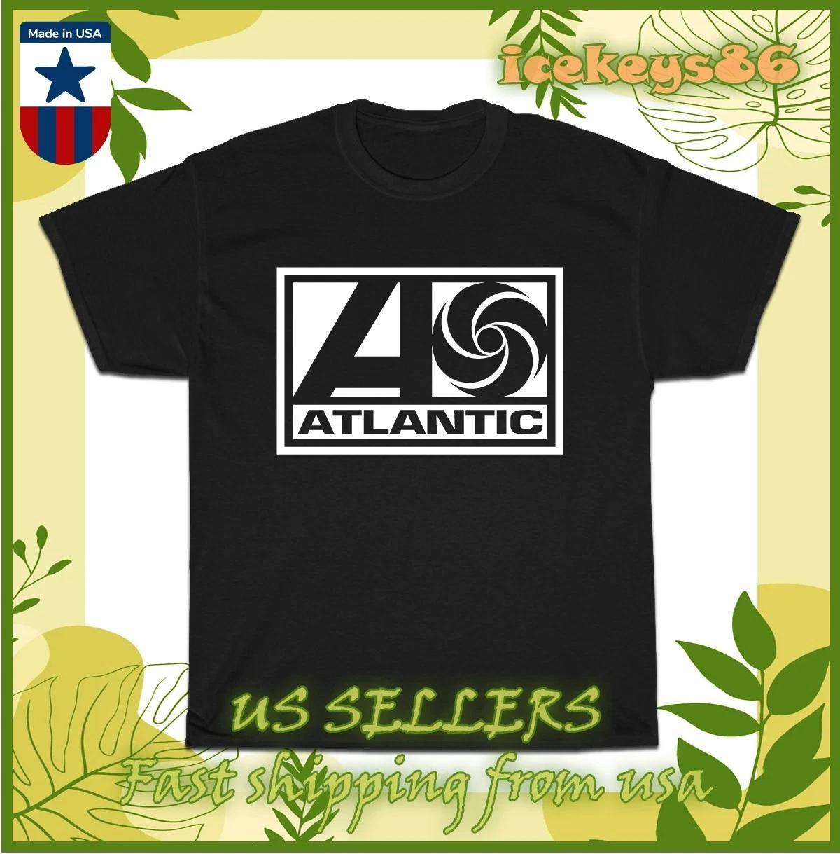New Atlantic Records Logo Men s T-shirt American Size S-5XL T Shirt 3XL