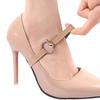 1 Par de Correas Antideslizantes de Moda para Cordones de Zapatos de Mujer Banda Elástica para Tacones Altos Sujeción Hebillas Metálicas Accesorios de Reemplazo para Cordones