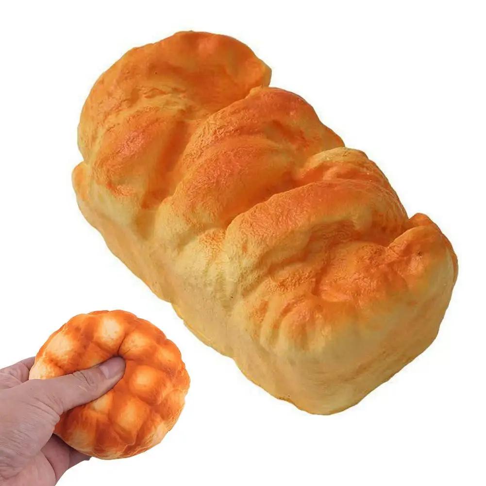 Toys Bread-themed Soft Elastic Squeezing Toy Food Simulation Decompression Stress Ornament Fun Relaxing Gift Present Decor Anti Hom V4j8