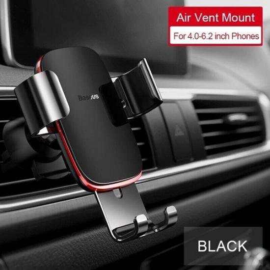 Baseus Upgraded Air Vent Mount Gravity Car Phone Holder Stand For iPhone Samsung