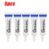 5Pcs Multipurpose Silicone Lubricant Grease Oil Bearing Lubrication Waterproof Car Gear Valves Chain Repair Lithium Grease Tools