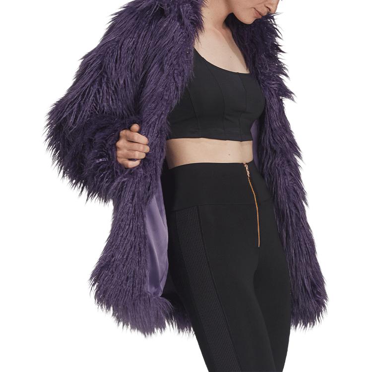 Women's Adidas Originals Jackets Women's Technology Purple Stand Collar Moderate Other