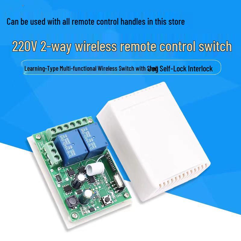 High-Power Wireless Remote Control Switch for 380V/220V Water Pumps - Single & Dual Channel Smart Controller
