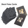 Elegant Black Gold Plastic Playing Cards Smooth Shuffling and Compact Design for Poker Blackjack and Card Games