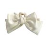 Damen Haarspange Satin-Schleife Decor Anti-Rutsch-Design Haarklammer Hinterkopf Haiklammer Urlaubsreise Strand Haarschmuck