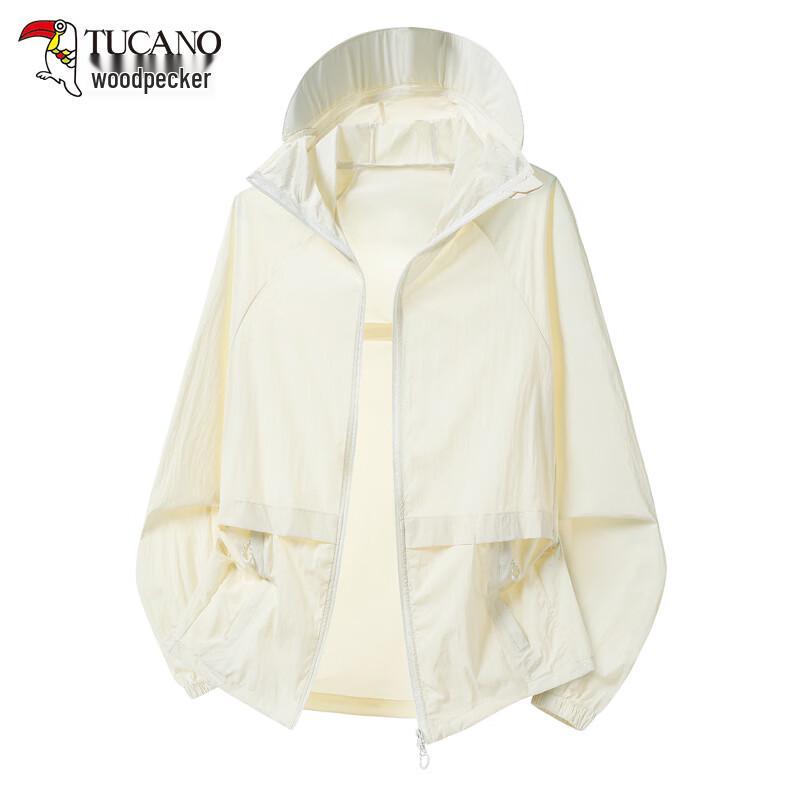 TUCANO Unisex UPF50+ Sun Protection Hooded Jacket M