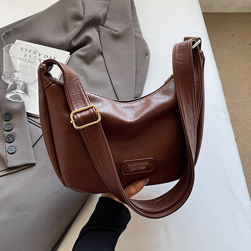 Niche Underarm Bag Women's New Fashionable Retro Dumpling Bag High-end Versatile Single Shoulder Messenger Bag