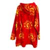 Manchester United FC Barne-/Barnes Crest Fleece Oversized Teppehettegenser