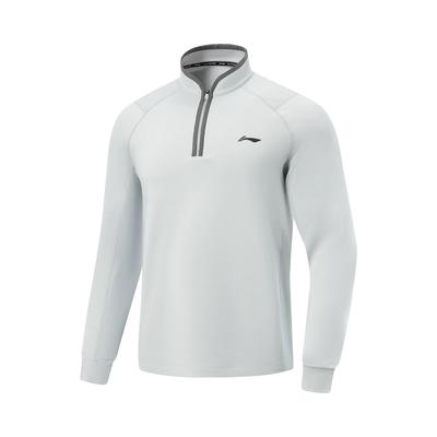 T-shirt da Uomo Comoda alla Moda Semplice con Collo alla Coreana Versatile Casual Maniche Lunghe Top ATLV353-2