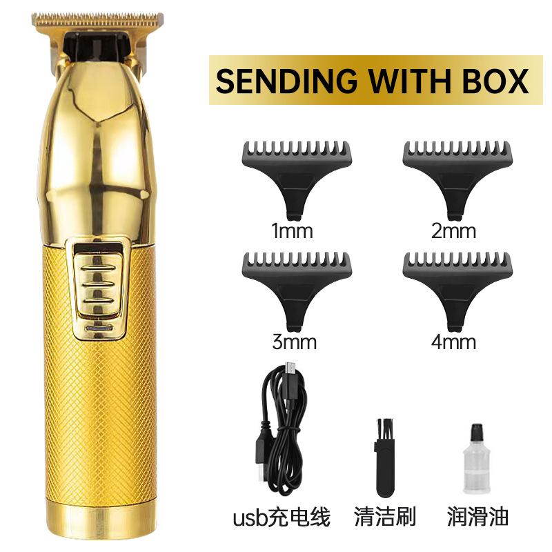 Kit Tondeuses et Tondeuses à Cheveux Professionnelles Vintage, Ensemble Rechargeable Sans Fil pour Coupe de Cheveux et Toilettage pour Hommes, Tondeuse à Barbe Avec