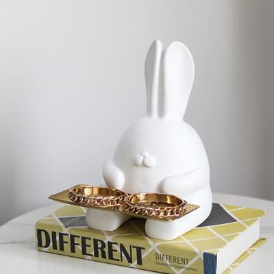 Kreative Kaninchen-Ornamente, Modellzimmer, Wohnzimmer, Eingangstür, Schlüsselablage, Kinderzimmer, Cartoon-Accessoires