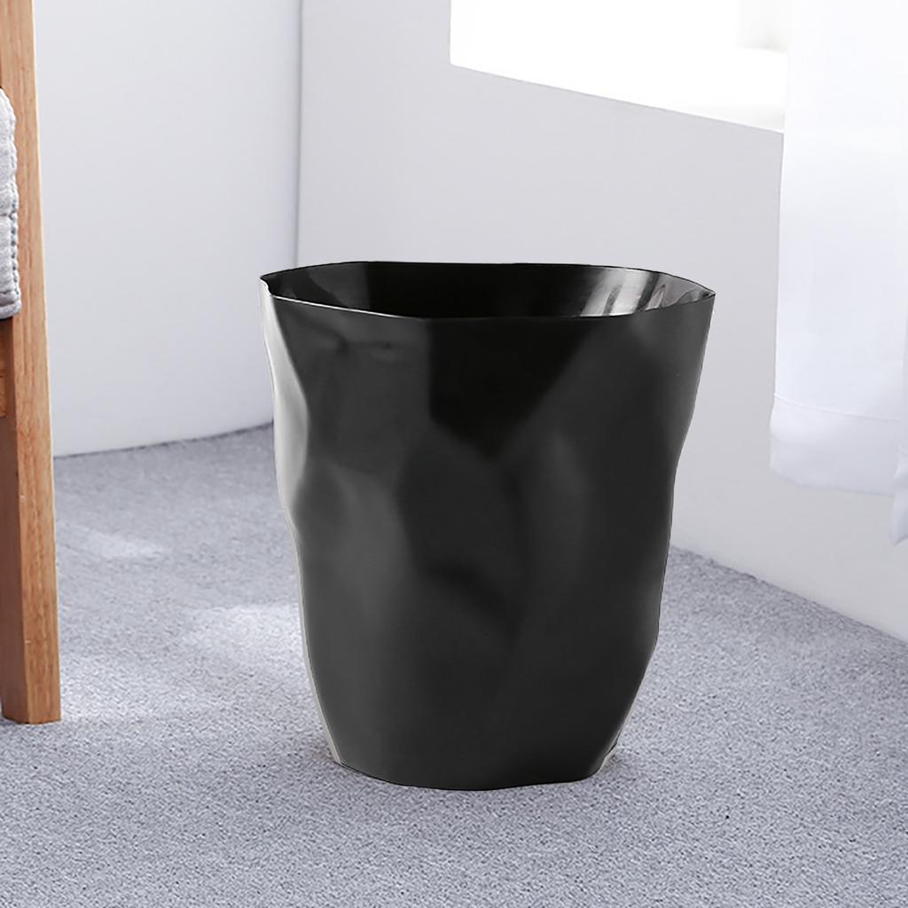 Round Garbage Container Bin Large Capacity Trash Bin Can Wastebasket for Household Bathroom
