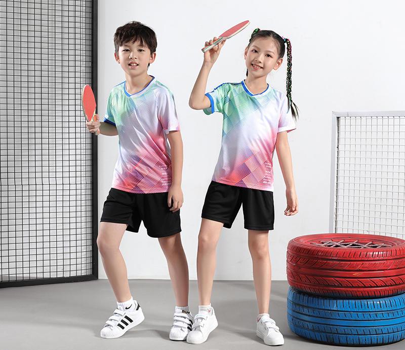 Kids' Quick-Dry Table Tennis and Badminton Sportswear Set