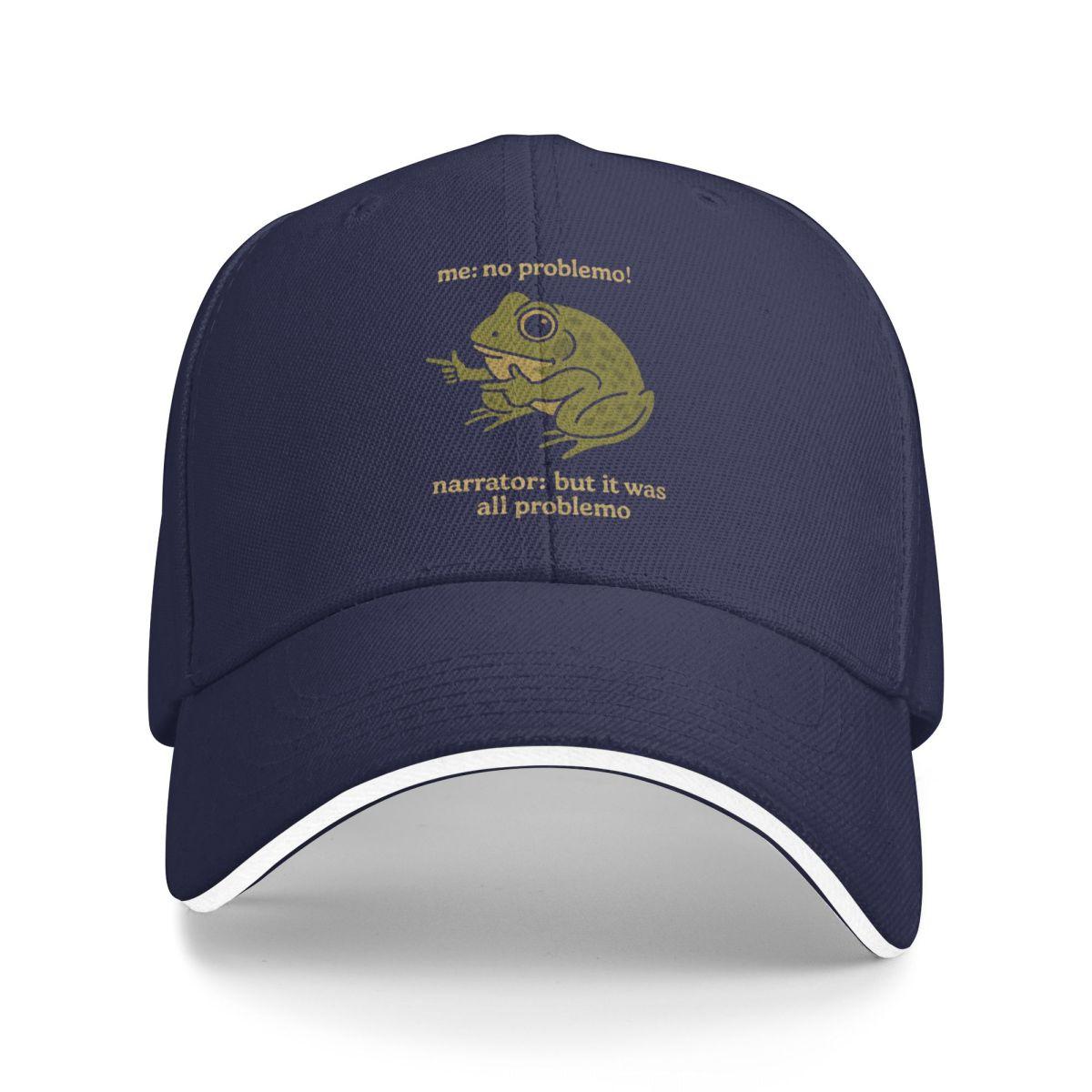 

Baseball Caps Me No Problemo Narrator But It Was All Problemo Funny Meme Awesome Customized FeUnisex Unisex Sport Summer Caps One Size