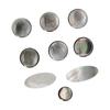 9pcs Saxophone Buttons Shell Material Set of 9pcs Sax Key Buttons for Alto Saxophone