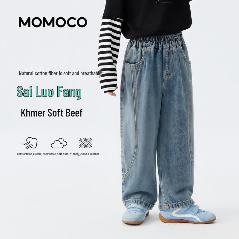 MOMOCO Boys Casual Denim Jeans 130