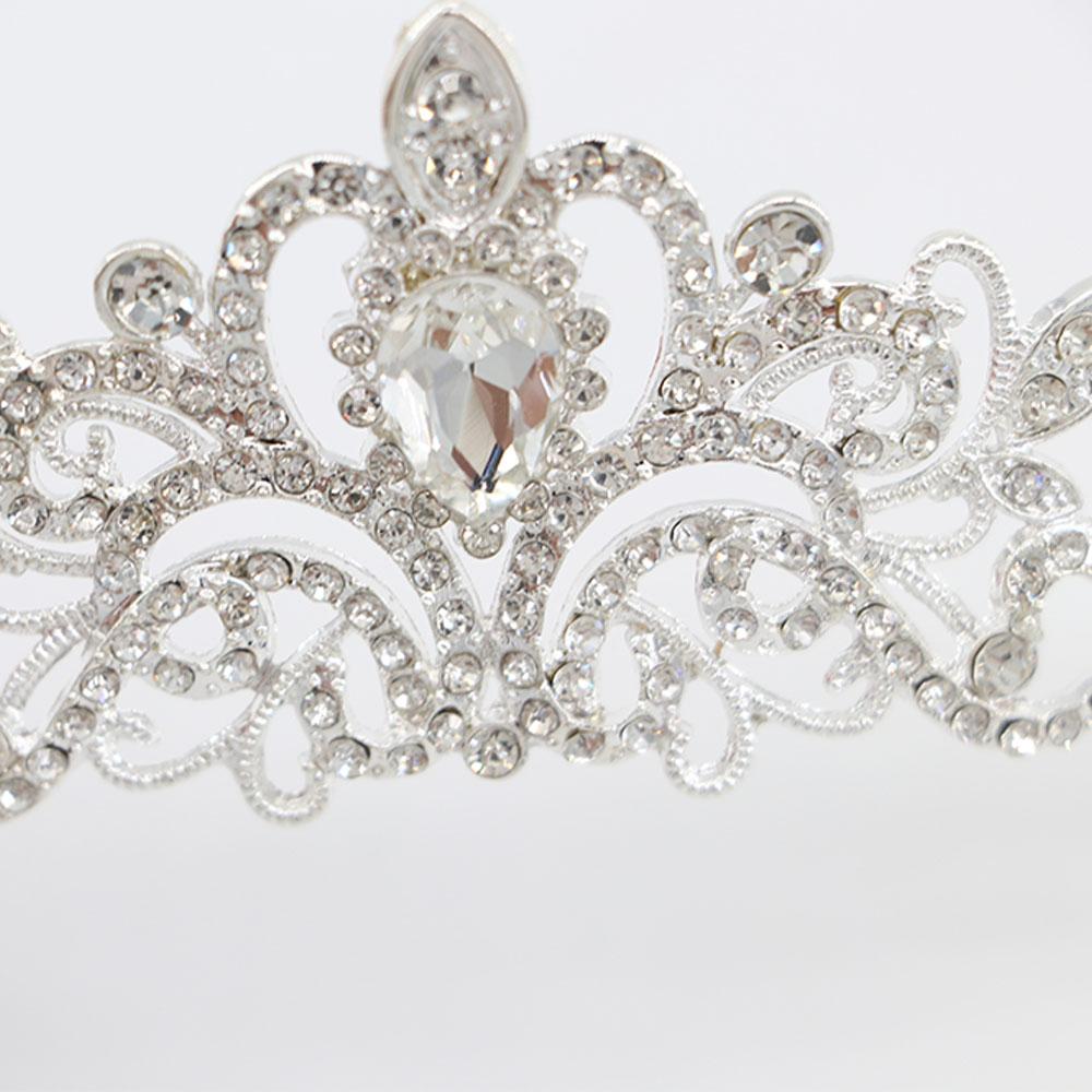 Temperament Wedding Jewelry Set Korean Style Earrings Necklace Earring Tiara Set Women Necklace