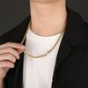 KALEN 4/6/8mm Fashion Men's Women's Simple Stainless Steel Necklace Thick Twisted Chain Jewelry DIY Accessories Gift