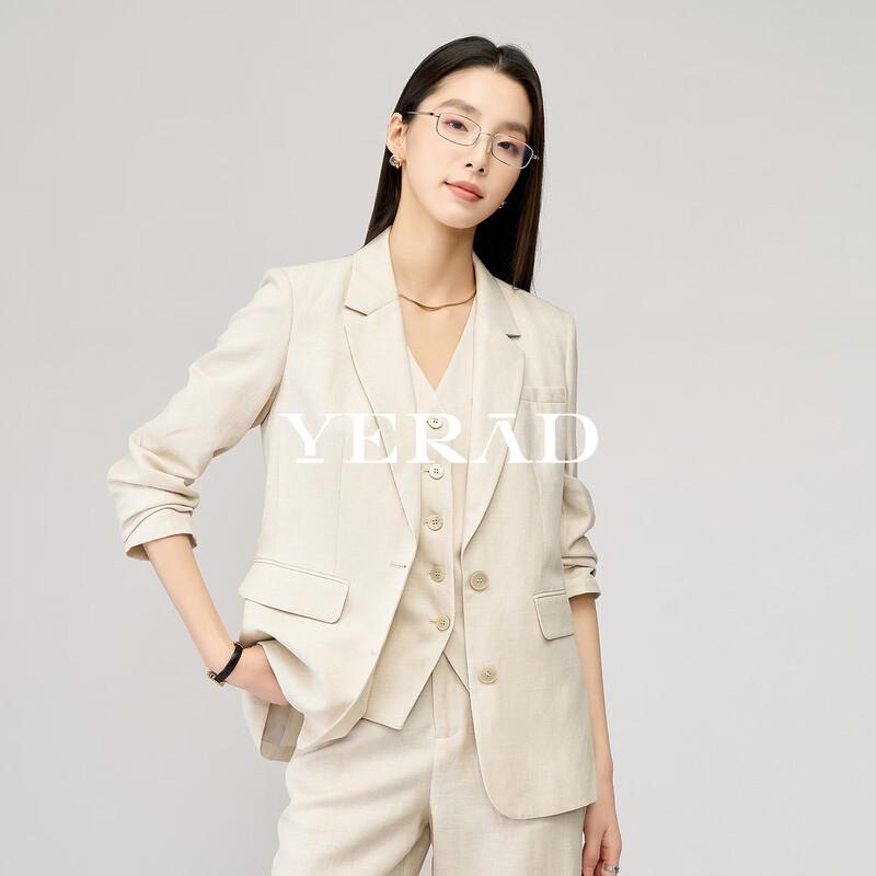 Женский приталенный пиджак YaLiDa в стиле Old Money S