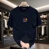 Men'S T-Shirt Trendy Brand Printed Top Light Luxury Fashion Casual Round Neck Short-Sleeved T-Shirt Ruffian Handsome T-Shirt