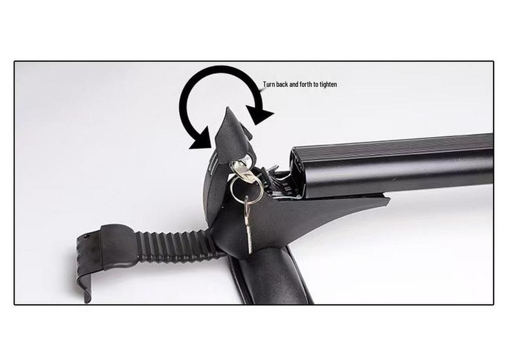 Lockable Aluminum Crossbars for Car Roof Racks and Luggage