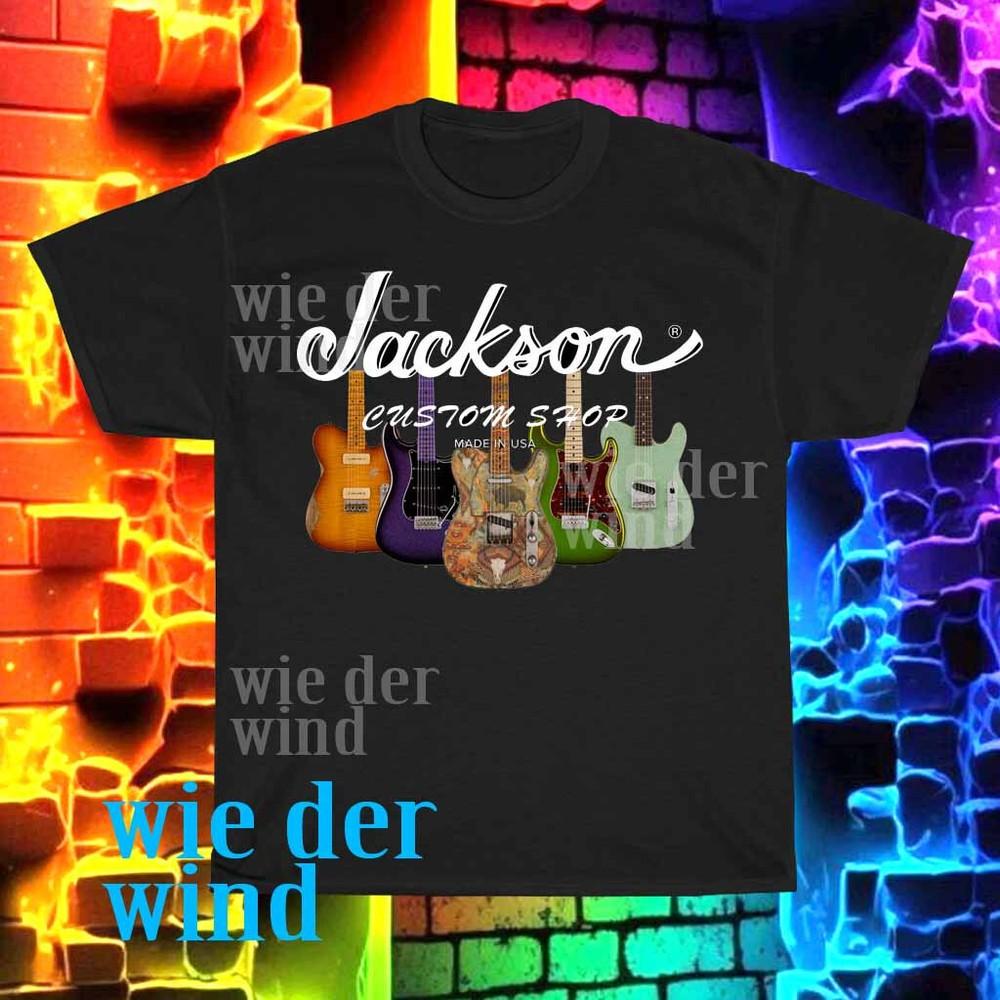

New Jackson Guitars Custom Shop Logo Men s T-shirt funny size S to 5XL 3XL