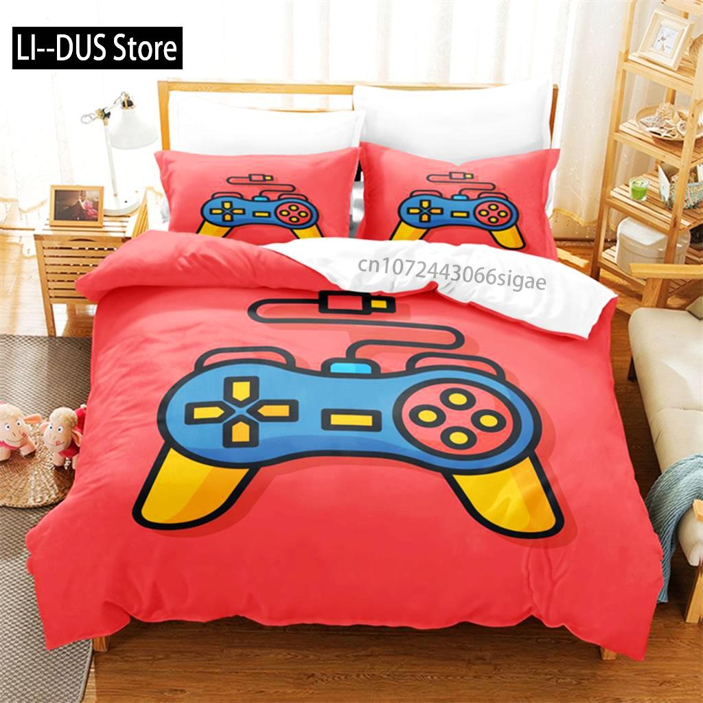 Cartoon Game Machine Bedding Set Duvet Cover Set 3d Bedding Digital Printing Queen Size Bedding Set Fashion Design