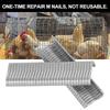 Anillos Metálicos Grapas Hebilla 2.0 M Kit de Clavos Herramienta Alicate para Anillos para Jaula de Pollo Conejo