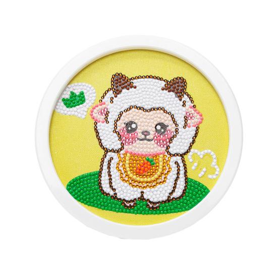 Cartoon Panda Pattern Diamond Painting DIY Kids Handmade Tiled Rabbit Round Diamond Painting