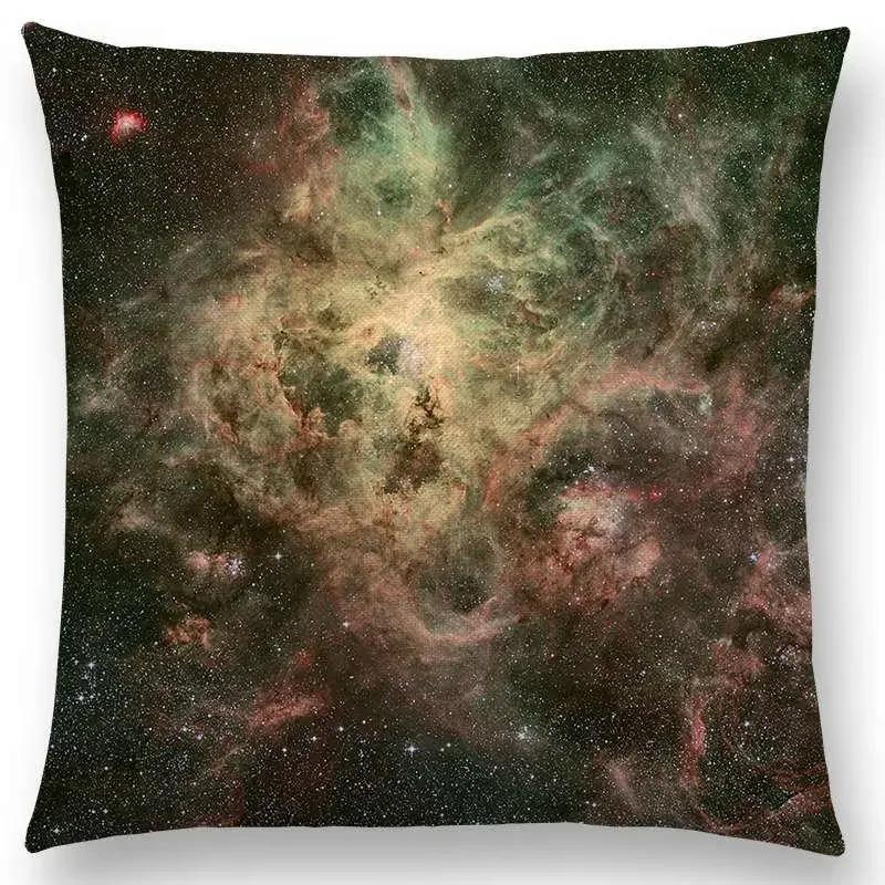 Pillowcase Night Sky Gorgeous Nebula Distant Galaxy Mysterious Universe Cushion Cover Home Decoration Sofa Home