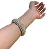 Retro French Crystal Open Cuff Bracelet for Women - Elegant, Personalized & Trendy