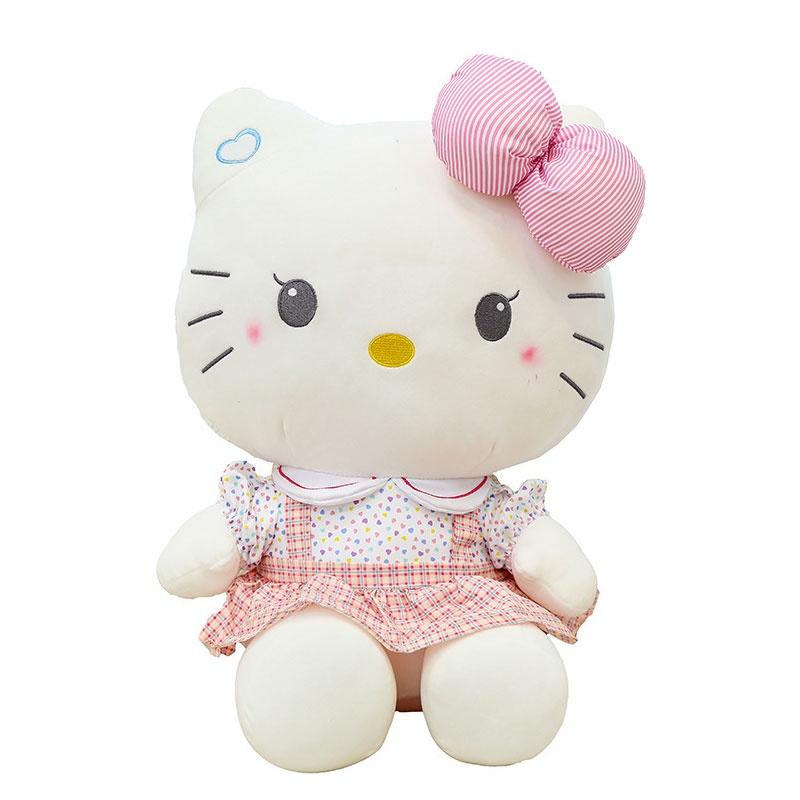 Cute Kt Cat Plush Toy Soft Stuffed Animal Doll Wholesale Gift For Birthdays