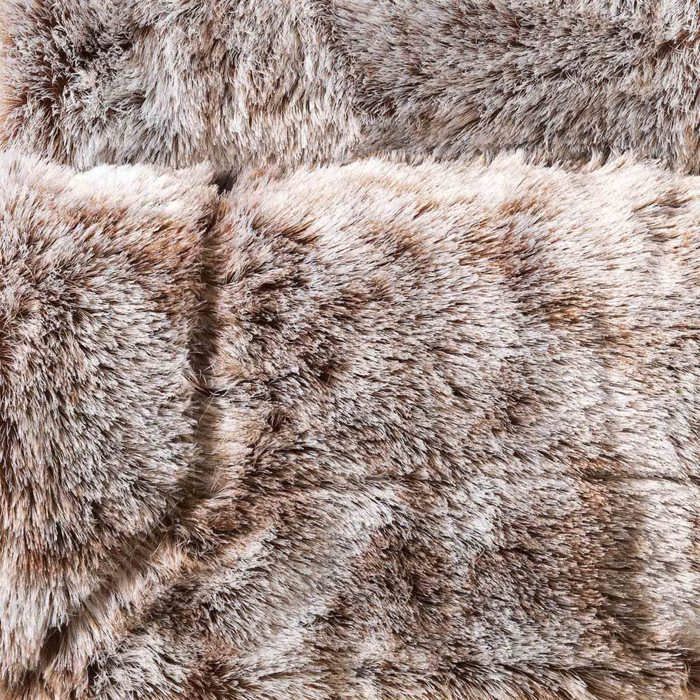 Plaid - EDEN - Collection Antartic - Imitation fourrure - Ultra doux - Lavable 30°C