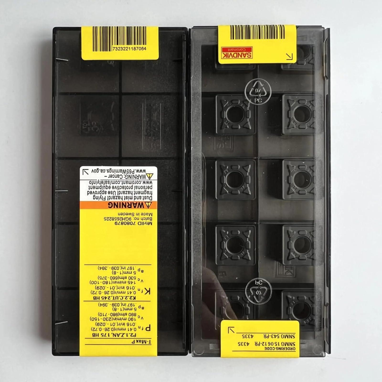 

Original Sandvik / SNMG150612-PR 4335 / CNC lathe carbide blade 10pcs