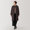 MUJI Washable Quilted Dark Size M Women's Coat, Brown, (BD0YVA4A)