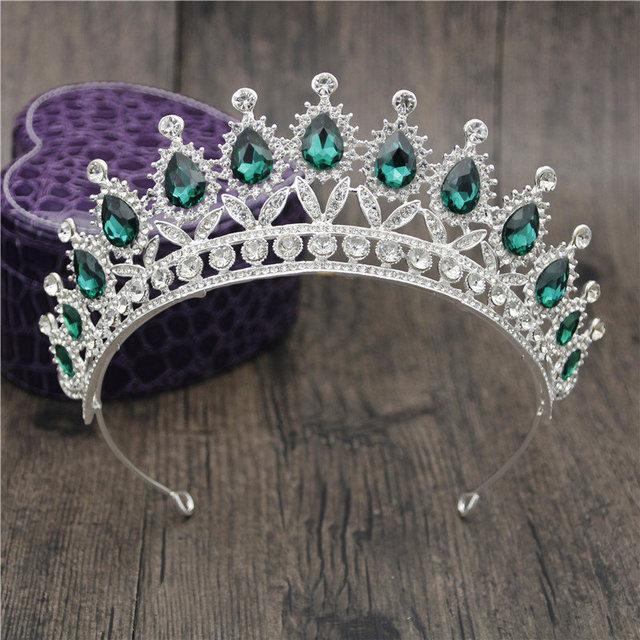 Gorgeous Rhinestone Crown Headbands Princess Tiaras and Crowns Bridal Hairband Girls Party Diadem Wedding Hair Jewelry
