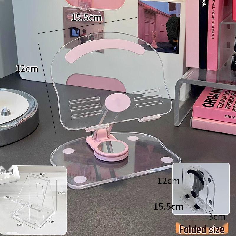 Acrylic Adjustable Desktop Phone & Tablet Stand