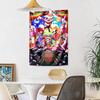 Digital Circus Style Wall Decor Tapestry Art For Pet Memorial Birthdaywedding Party Backdrop Family Gift