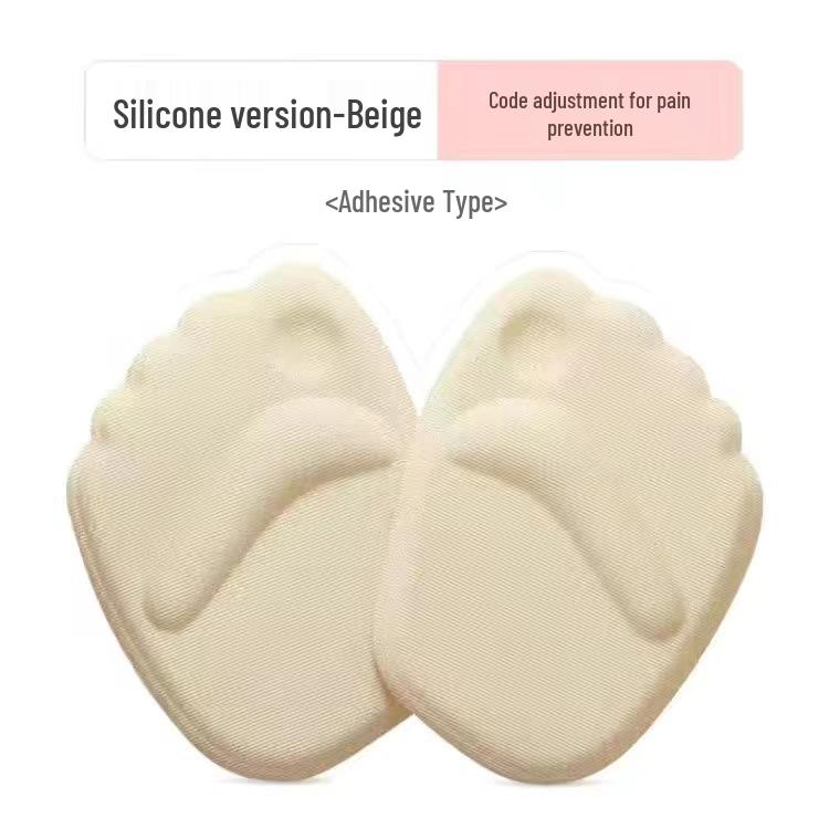 Bequeme rutschfeste stoßdämpfende Silikon-Vorfußpolster für Damen