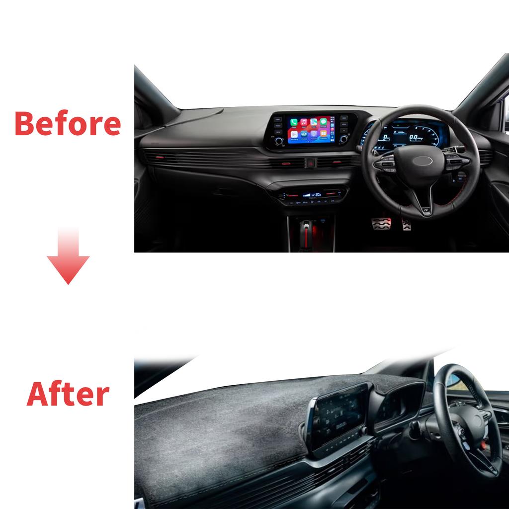 fit for Hyundai I20 III 2020-2022 2023 2024 2025 Dashmat Dashboard Cover Pad DashMat Sunshade Protective Carpet Car Accessories