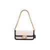 Borsa Idol 23 Chiusura con Gancio Magnetico Occhiello Borsa a Spalla Tote in Tela e Pelle Media Borse da Donna Ottone Nero CR672-B4WRL