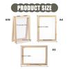 Pack of 2 Multifunctional Wood Paper Making Mold Screen Papermaking Frame for Handmade Craft Projects and Creative Gift