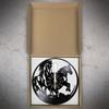 Running Horses Vinyl Record Wall Clock for Farmhouse Home Decor Wildlife Artwork Equestrian Carved Music Album Handicrafts Clock