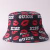 Digital printing small edge bucket hat spring and summer double-sided can wear outdoor sunshade basin hat spot