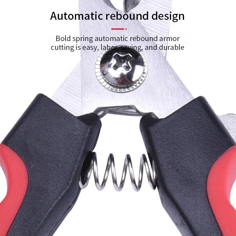 Professional Pet Cat Dog Nail Clipper Cutter with Sickle Stainless Steel Grooming Scissors Clippers for Pet Claws Dog Supplies